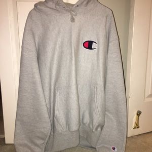 Men’s extra large gray Champion hoodie